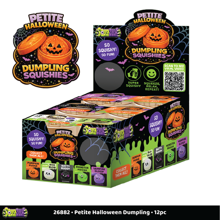 Novelty Brands - Fun Doh Petite Spooky Halloween Squishy Dumpling