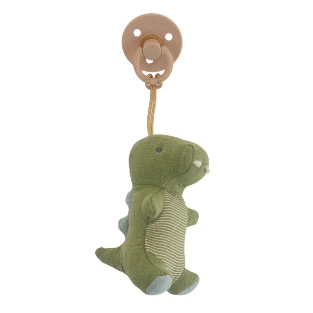 Itzy Ritzy - *NEW OPTIONS* Bitzy Pal Natural Rubber Pacifier & Plush