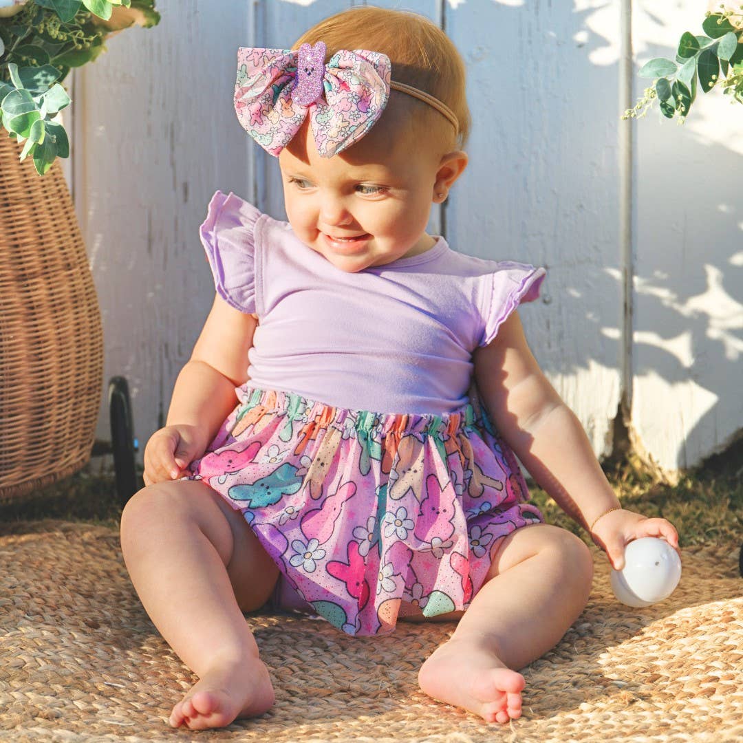 Sweet Wink - Easter Peeps Short Sleeve Tutu Bodysuit - Easter Baby