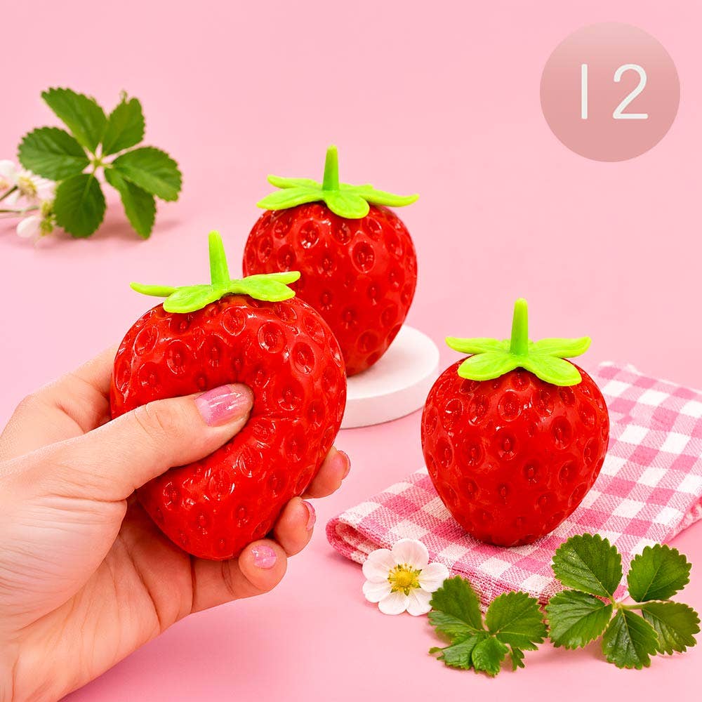 Sensibling Corp. - Strawberry Squeeze Squishy Stress Relief Toy