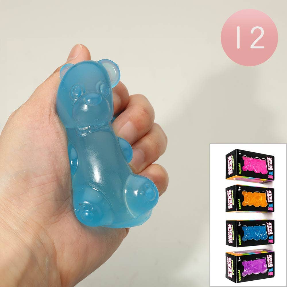Sensibling Corp. - 12PCS - Gummy Bear Squishy Stress Relief Toy