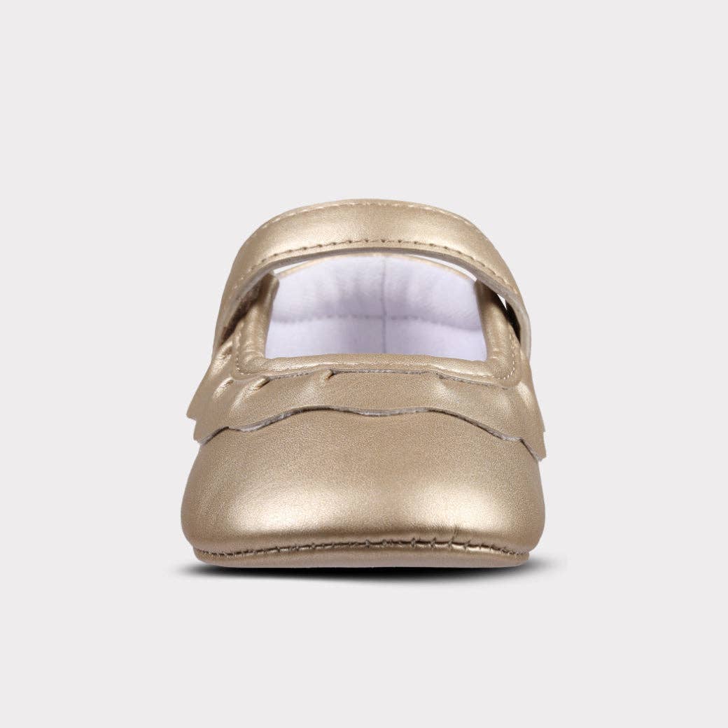 Oomphies - Amina Girls Hook & Loop Crib Shoe