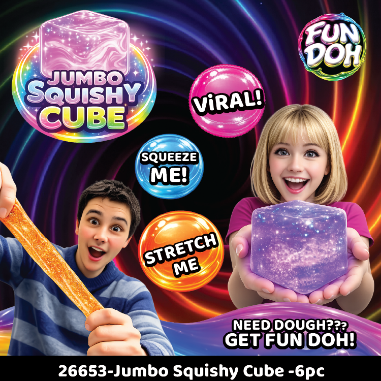 Fun Doh JUMBO Squishy Cube