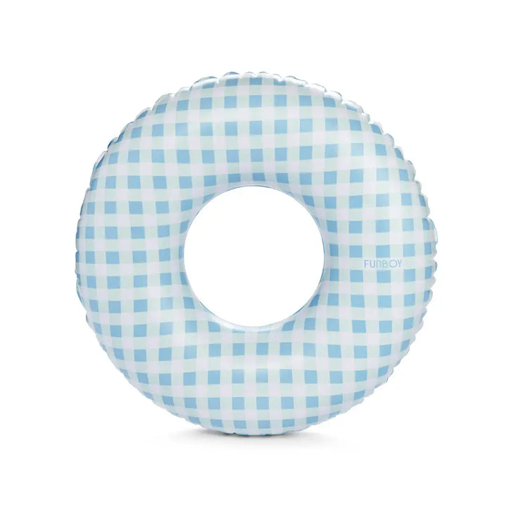 FUNBOY - Kids Tube Float, Blue Gingham *FINAL SALE*