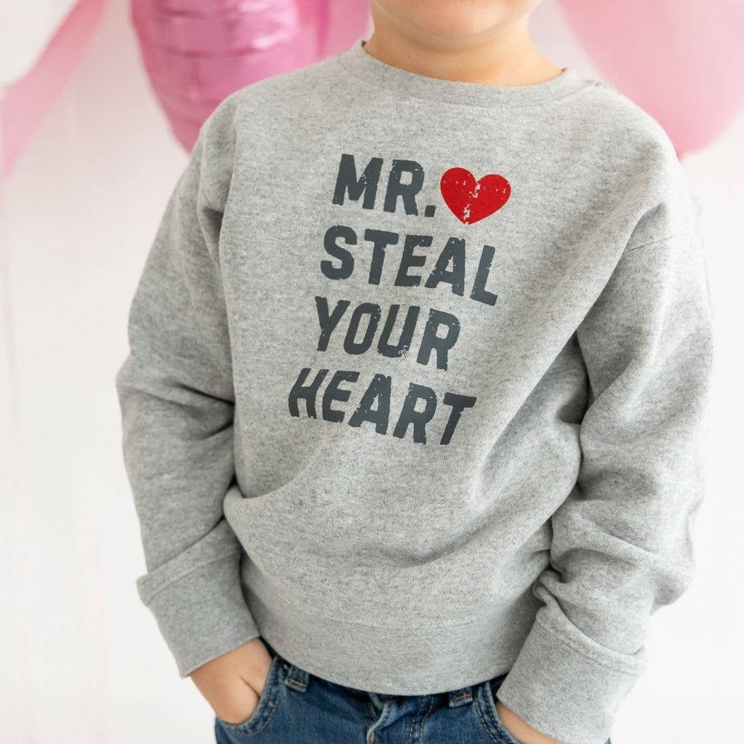 Sweet Wink - Mr. Steal Your Heart Valentine's Day Sweatshirt - Boys