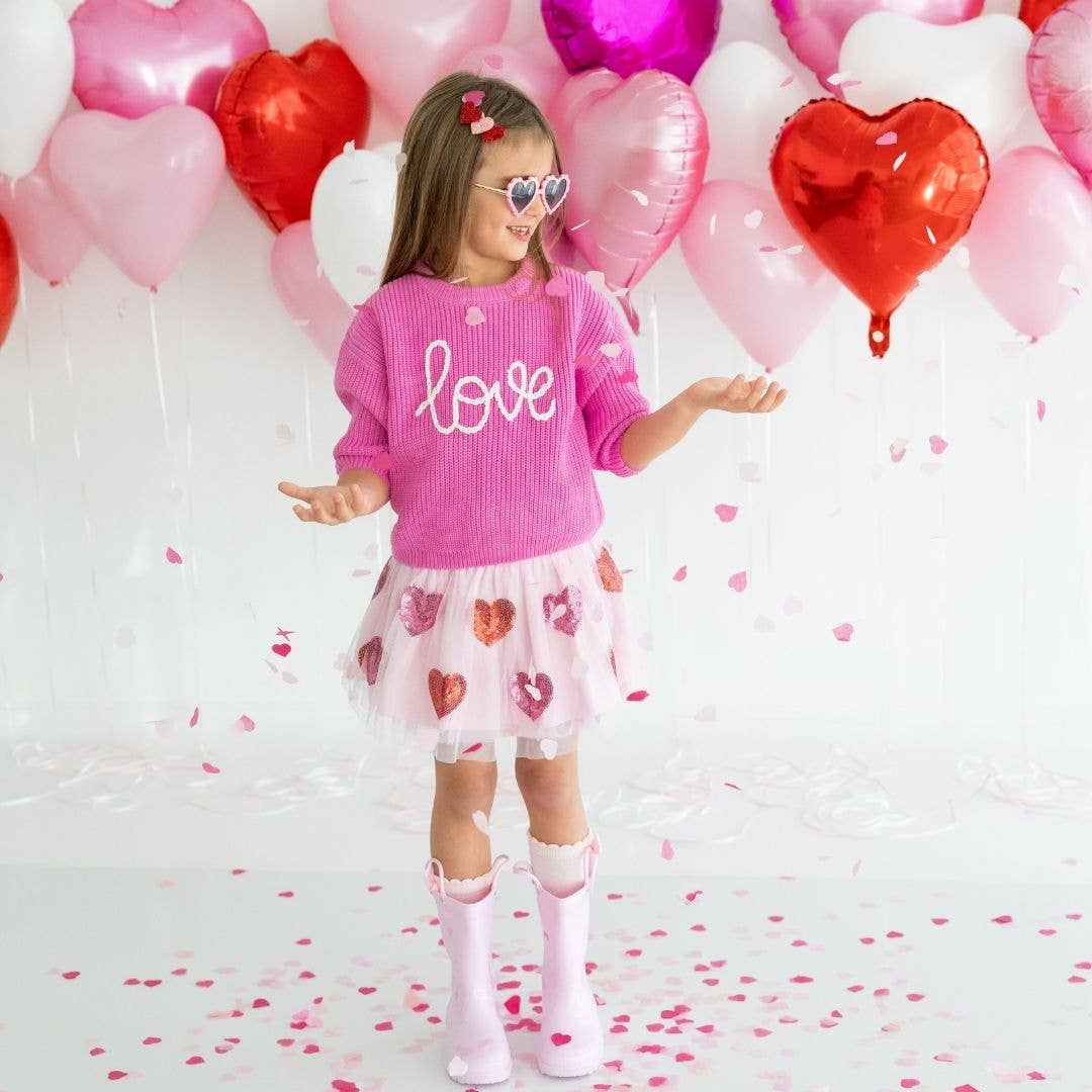 Sweet Wink - Sequin Heart Valentine's Day Tutu