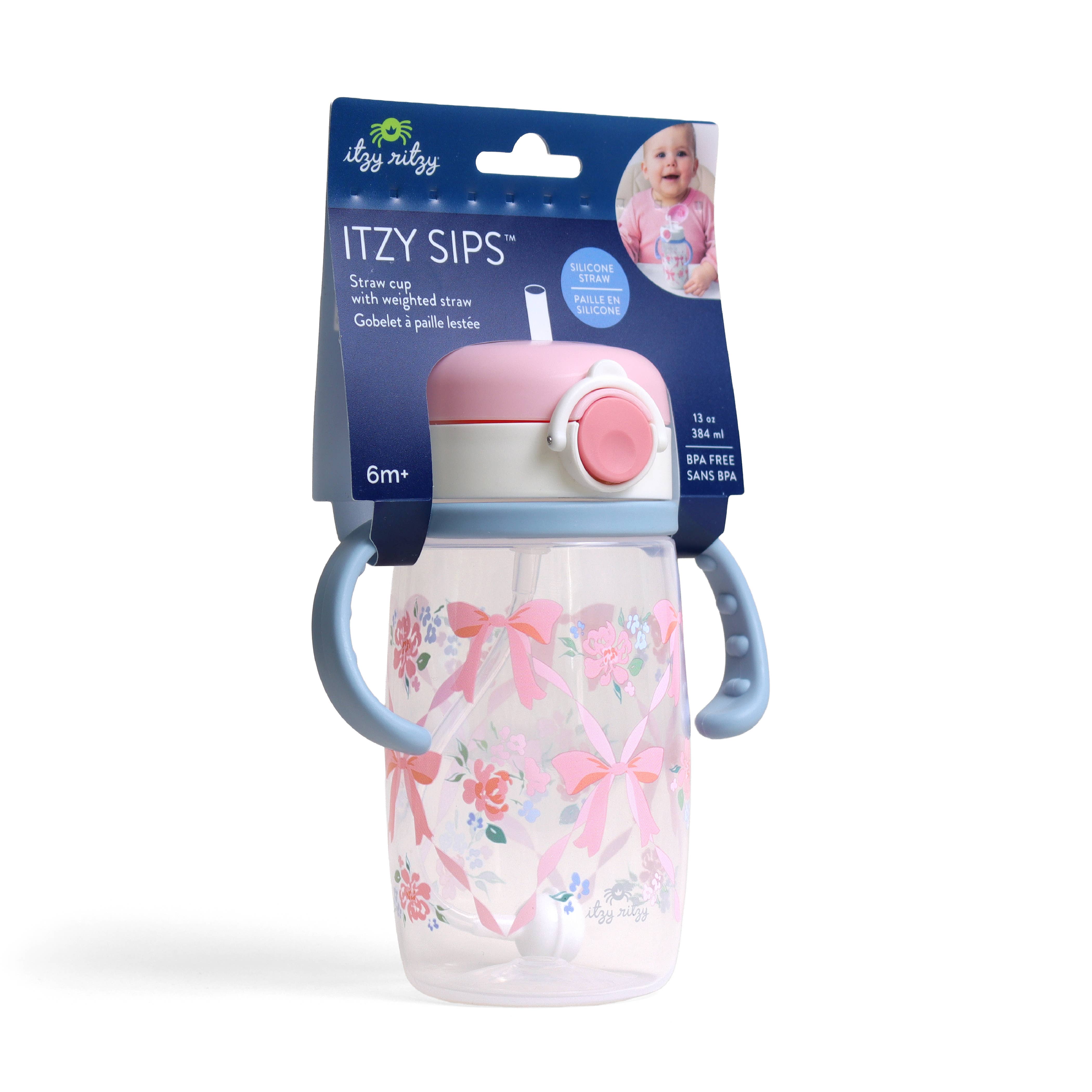 Itzy Ritzy - Itzy Sips™ - Straw Cup With Snap-Close Lid