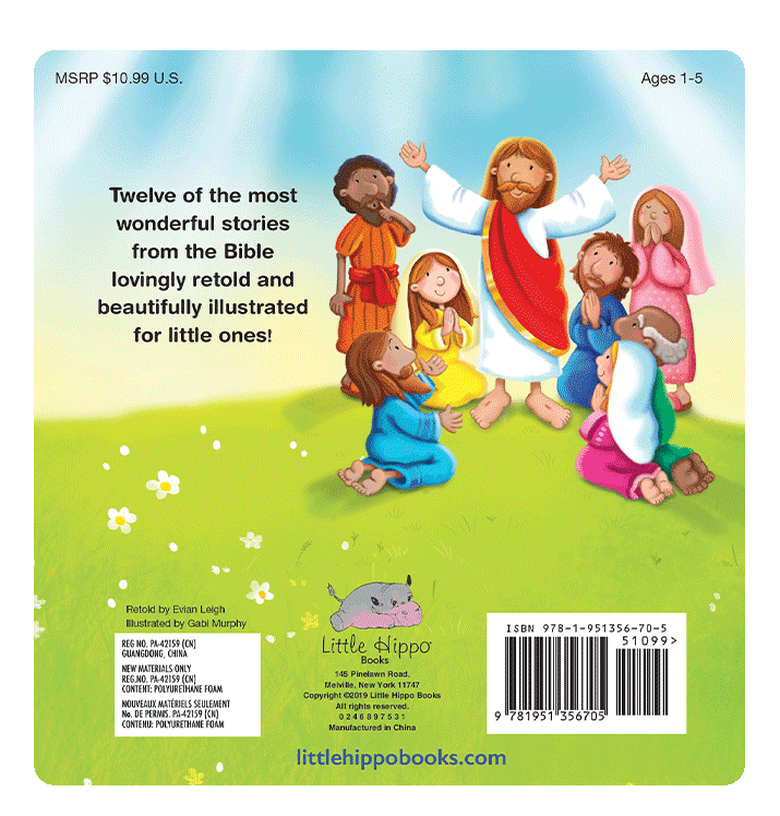 Little Hippo Books - My First Book of Bible Stories - Chunky Padded Board Book