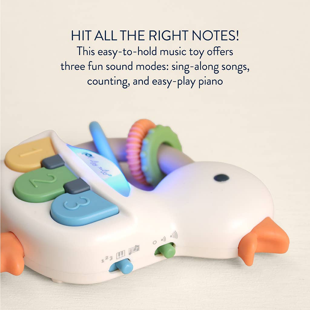 Itzy Ritzy - Bitzy Tunes™ Goose - Light-up Interactive Piano Toy