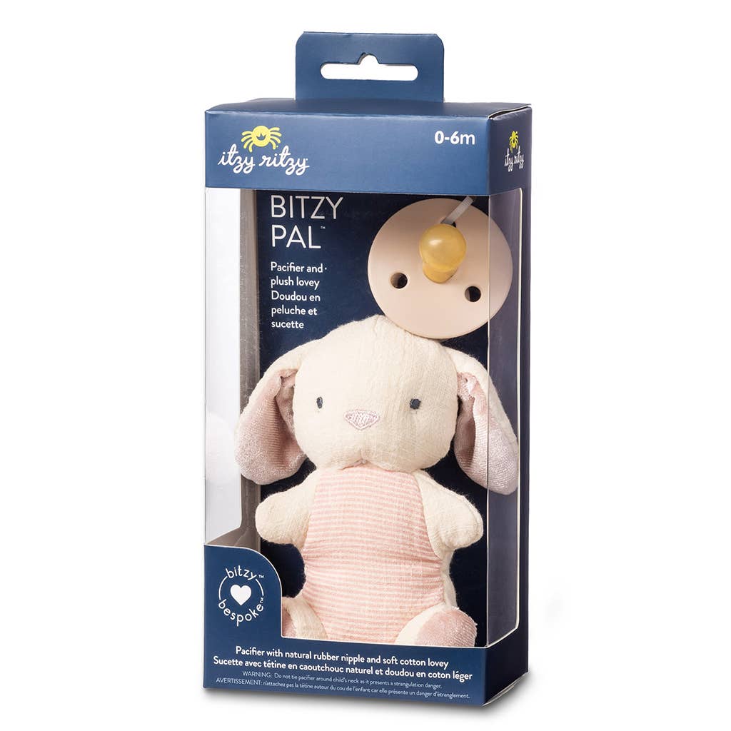Itzy Ritzy - *NEW OPTIONS* Bitzy Pal Natural Rubber Pacifier & Plush