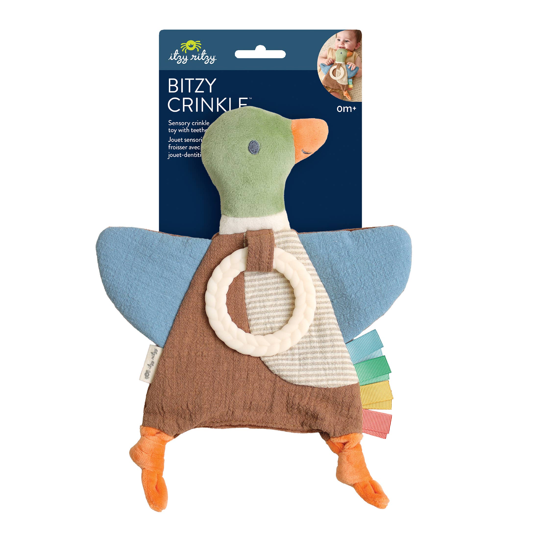 Itzy Ritzy - Mallard Duck Bitzy Crinkle™