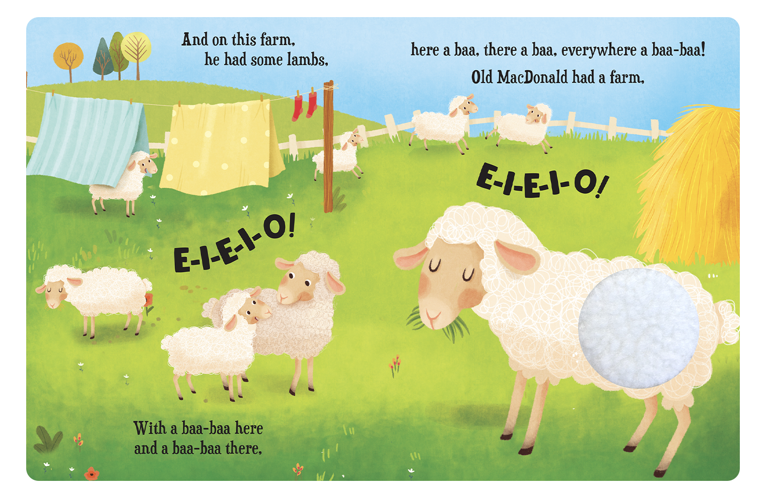 Little Hippo Books - Old MacDonald Had A Farm: A Touch and Feel Book