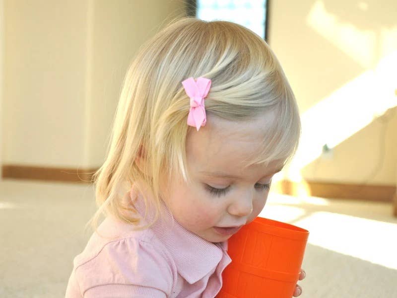 Baby Wisp - 5 Chelsea Boutique Grosgrain Bows on Snap Clips - Baby Hype