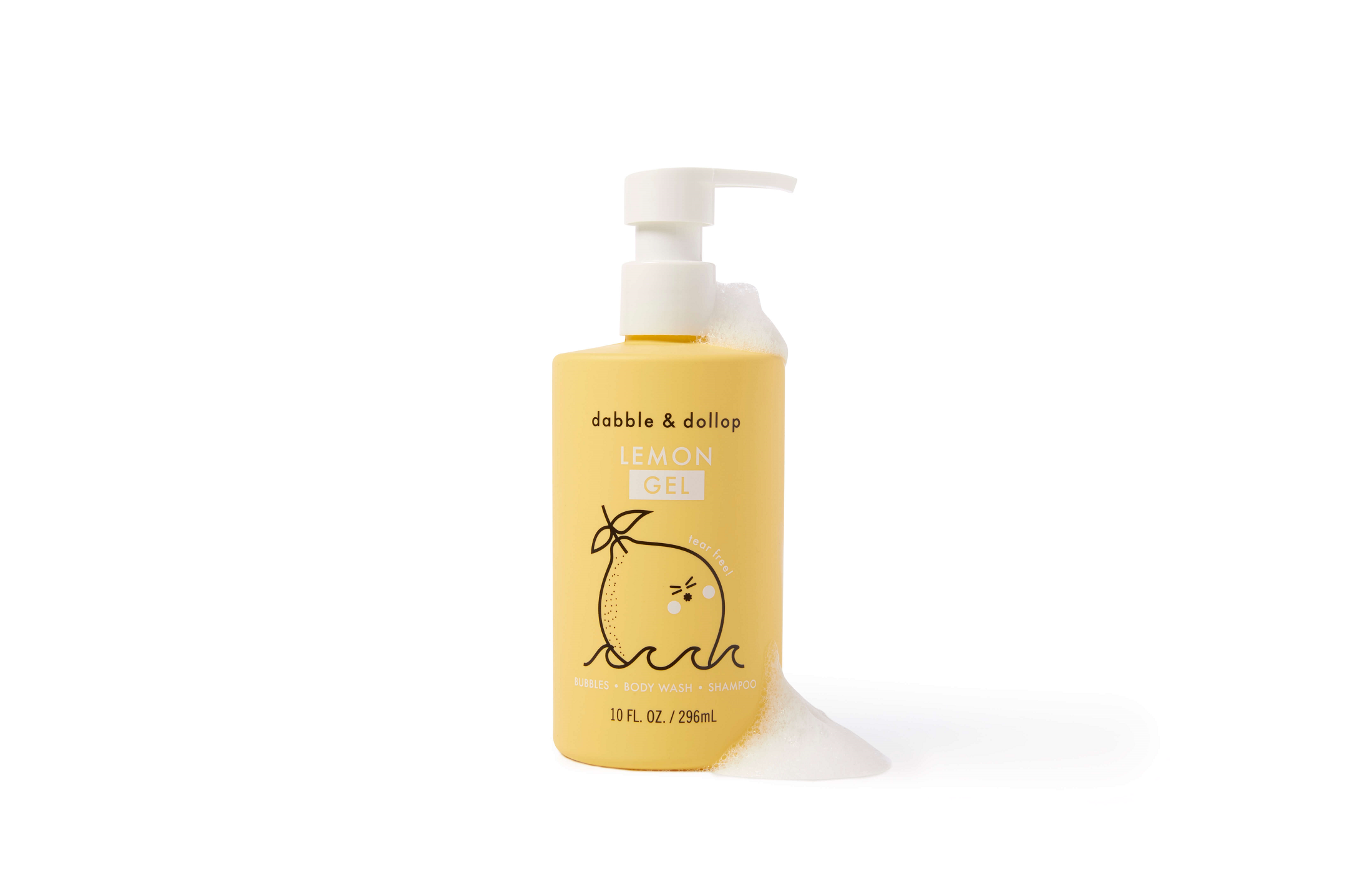 Dabble & Dollop - All-Natural Lemon Shampoo, Body Wash & Bubbles