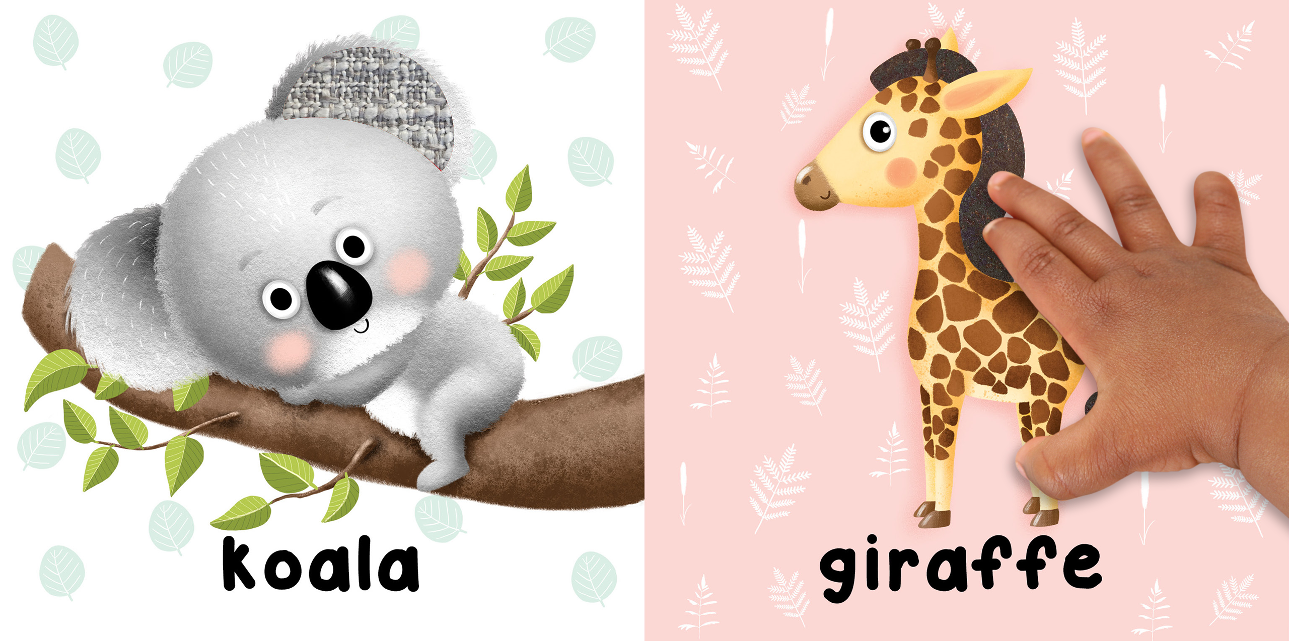 Little Hippo Books - Brilliant Baby: In the Wild  - Children's Touch and Feel and Learn Sensory Board Book