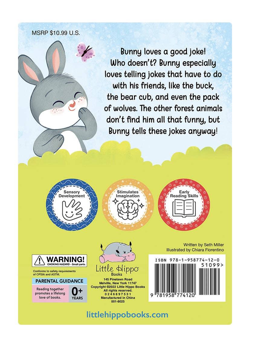 Little Hippo Books - Funny Bunny - Children's Touch and Feel Storybook - Sensory Board Book