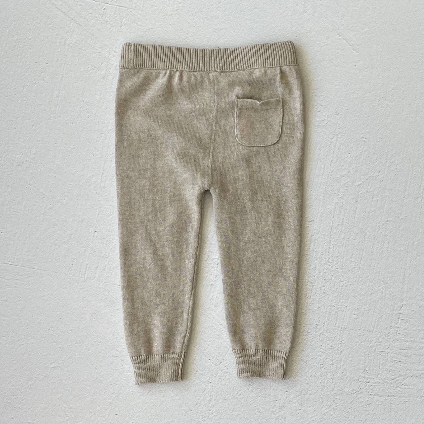 Viverano Organics - Milan Earthy Sweater Knit Baby Legging Pants Organic Cotton