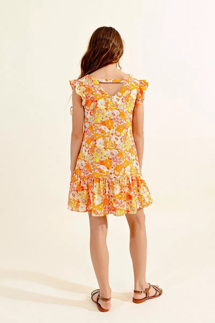 Molly Bracken - Girls Woven Dress - Off White Millie *FINAL SALE*