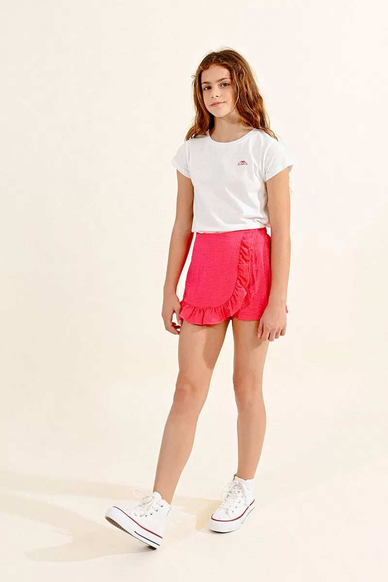 Molly Bracken - Girls Woven Shorts - Fushia