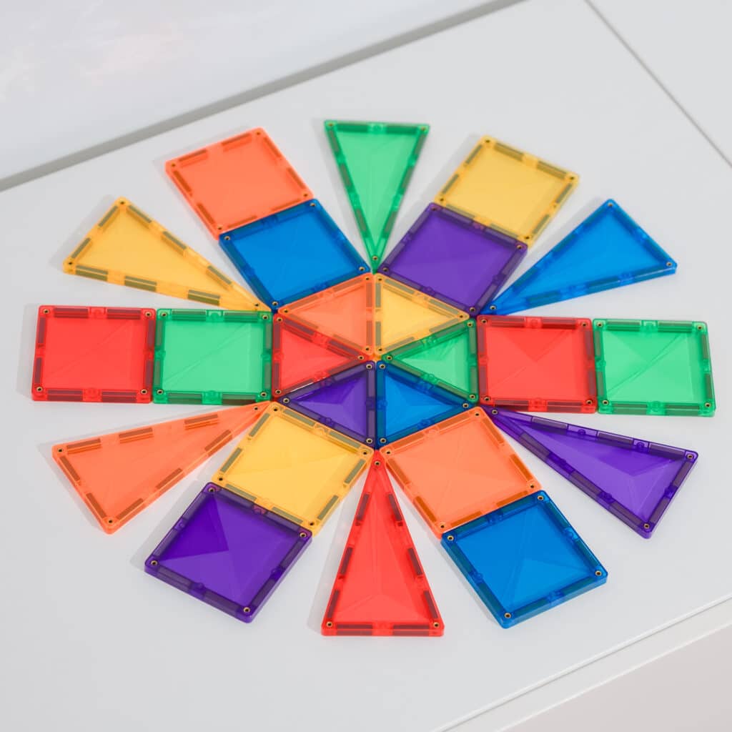 Connetix Tiles - Rainbow Mini Pack 24 Pieces