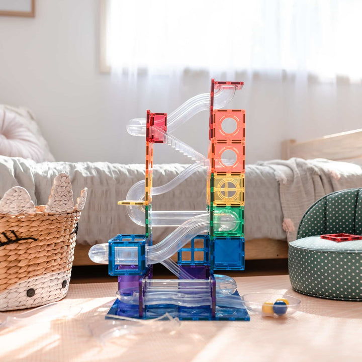 Connetix Tiles -Rainbow Ball Run Pack 92 pc