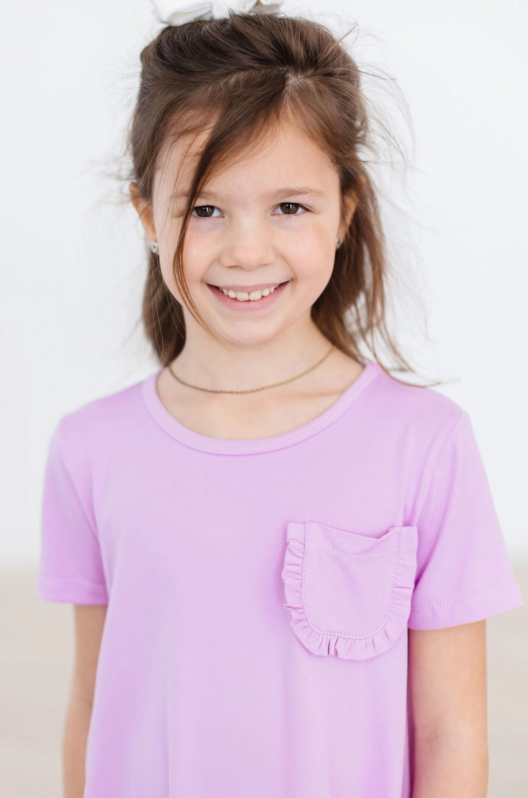 Mila & Rose - Bright Lilac T-Shirt Dress