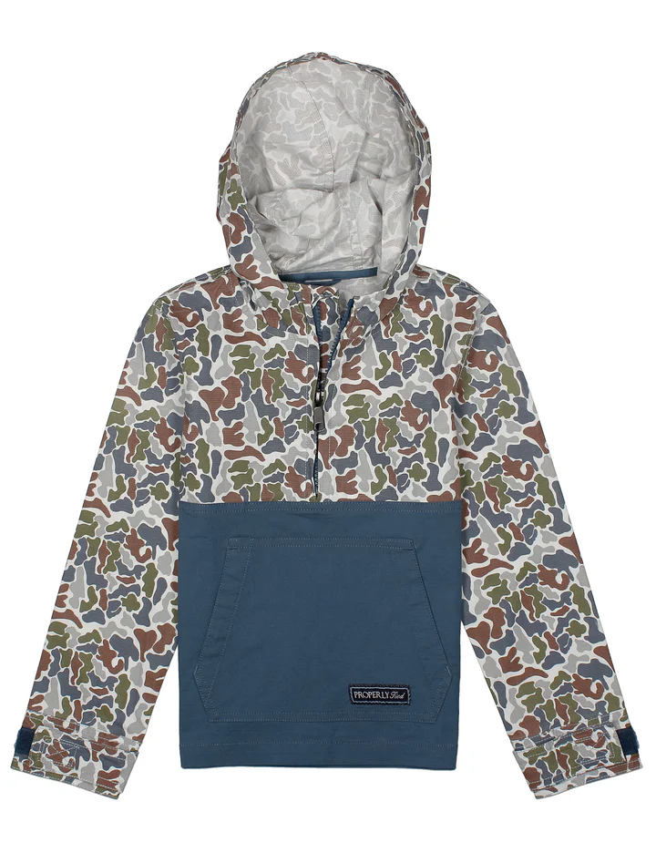 Properly Tied - Boys Ridge Anorak Terra Camo