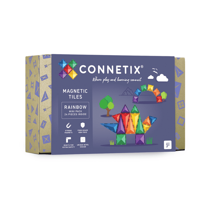 Connetix Tiles - Rainbow Mini Pack 24 Pieces