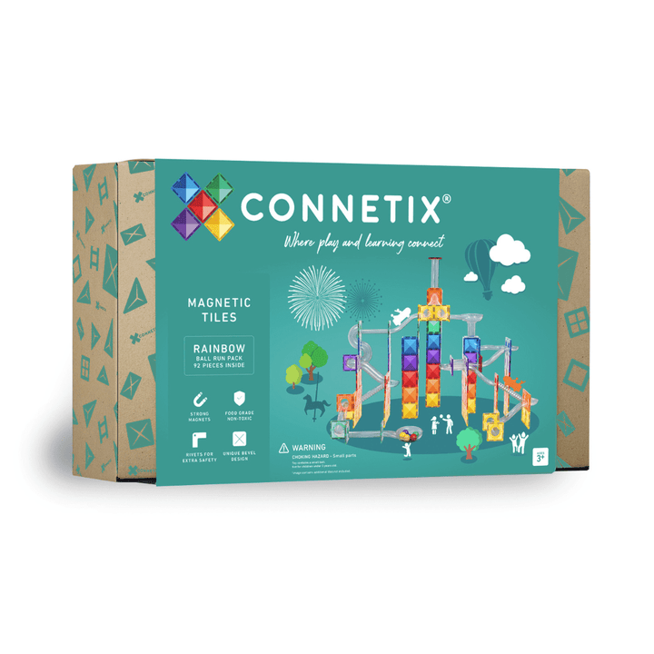 Connetix Tiles -Rainbow Ball Run Pack 92 pc
