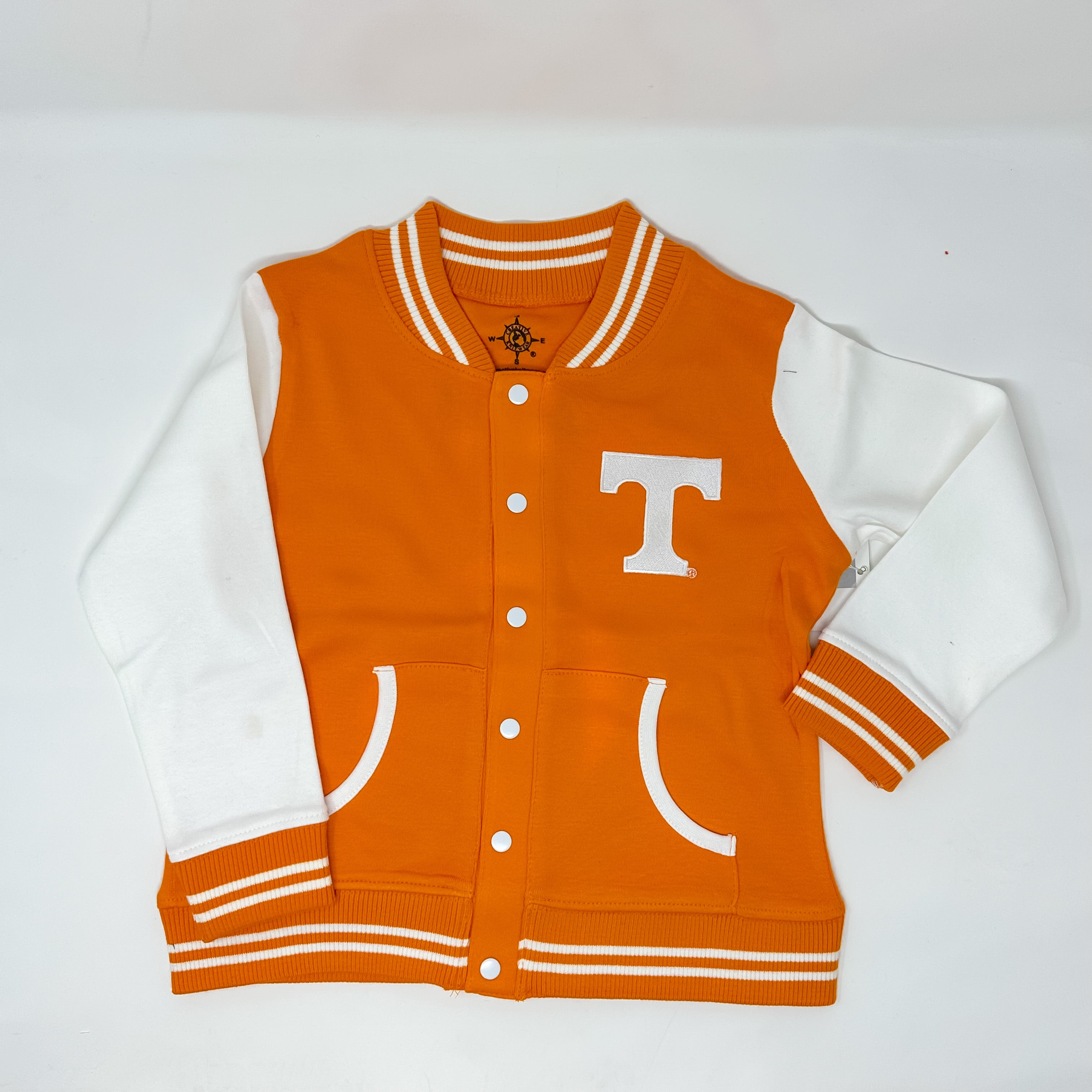 Creative Knitwear - Varsity Jacket - TN Orange