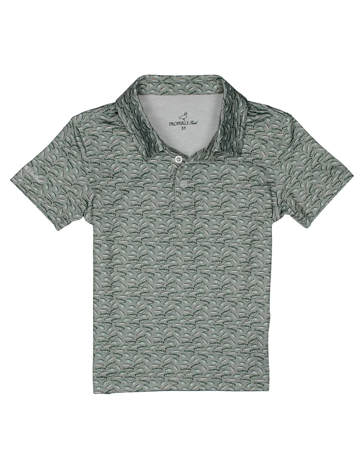 Properly Tied - Boys Inlet Polo Fresh Catch
