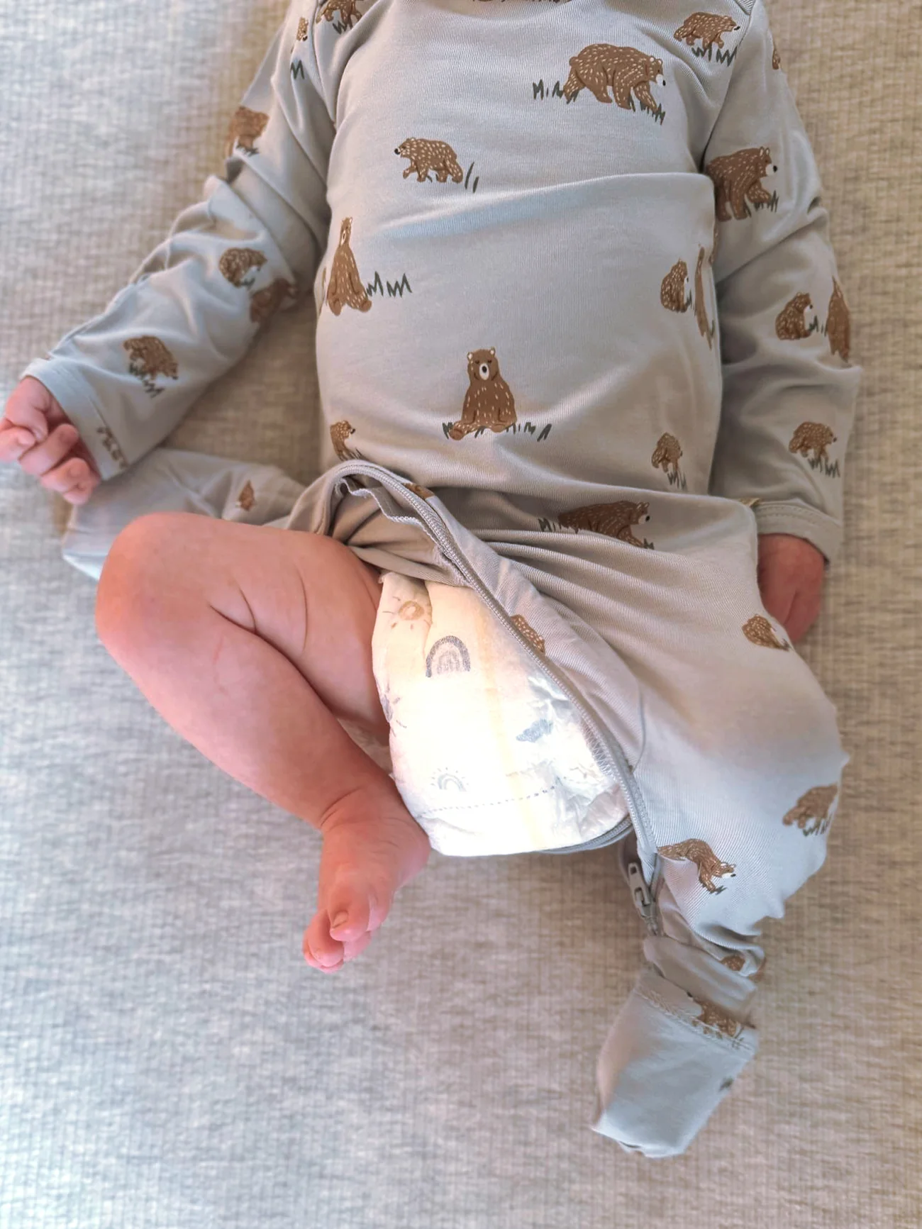 Gunamuna - Convertible Footie Romper - Teddies
