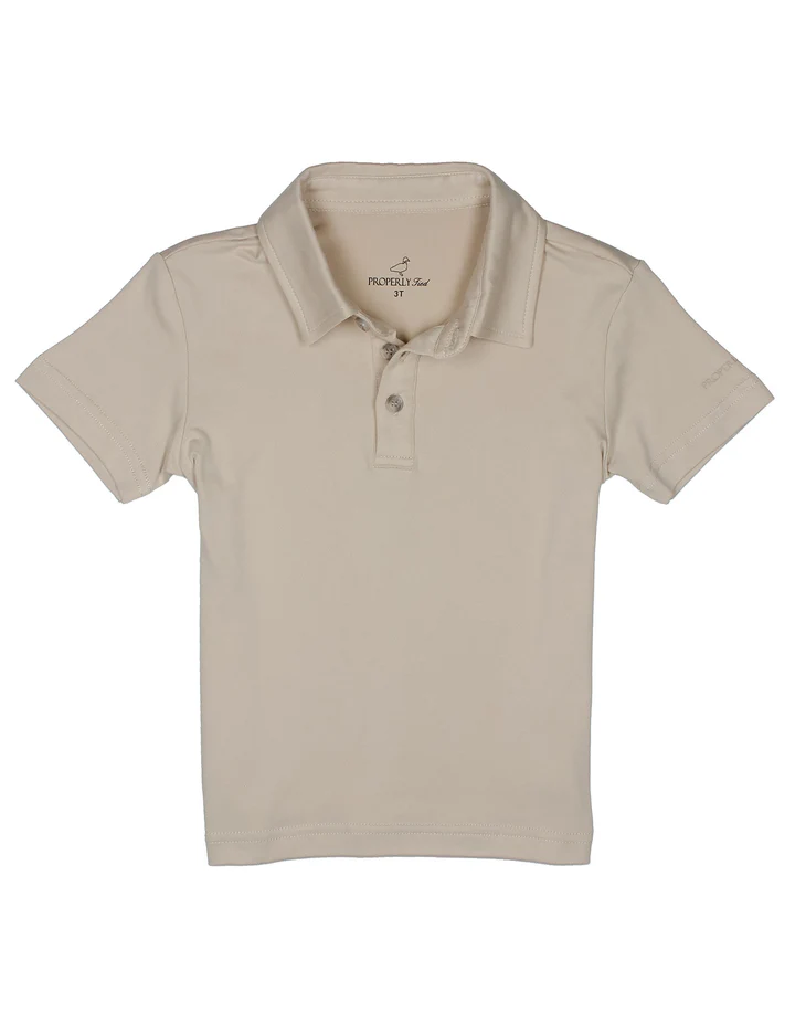 Properly Tied - Boys Ravine Polo Dove