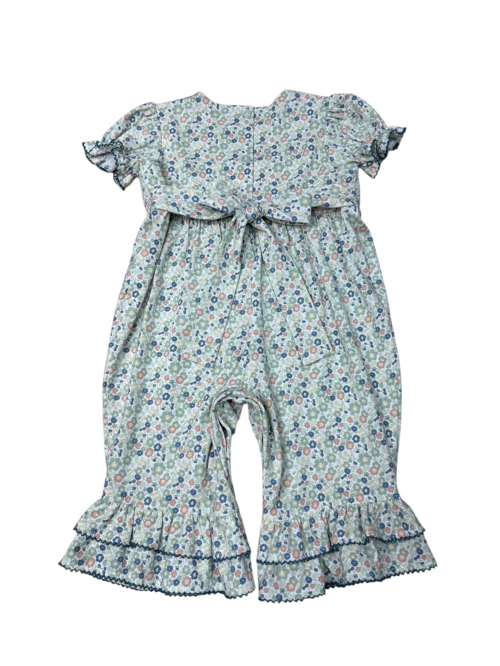 Three Sisters - Vintage Daisy Smocked Romper