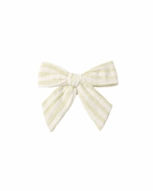 Rylee + Cru - Bow - Citron Ivory Stripe