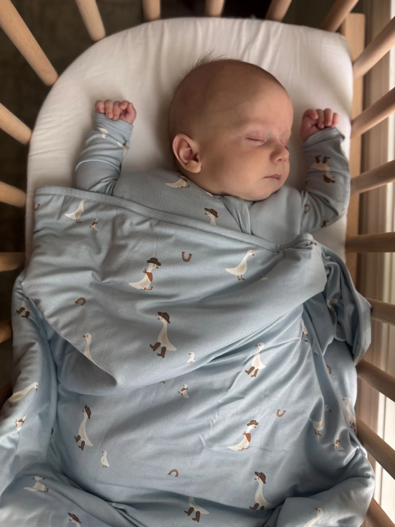 gunamuna - cloud blanket toddler 1.0 - cowboy goose