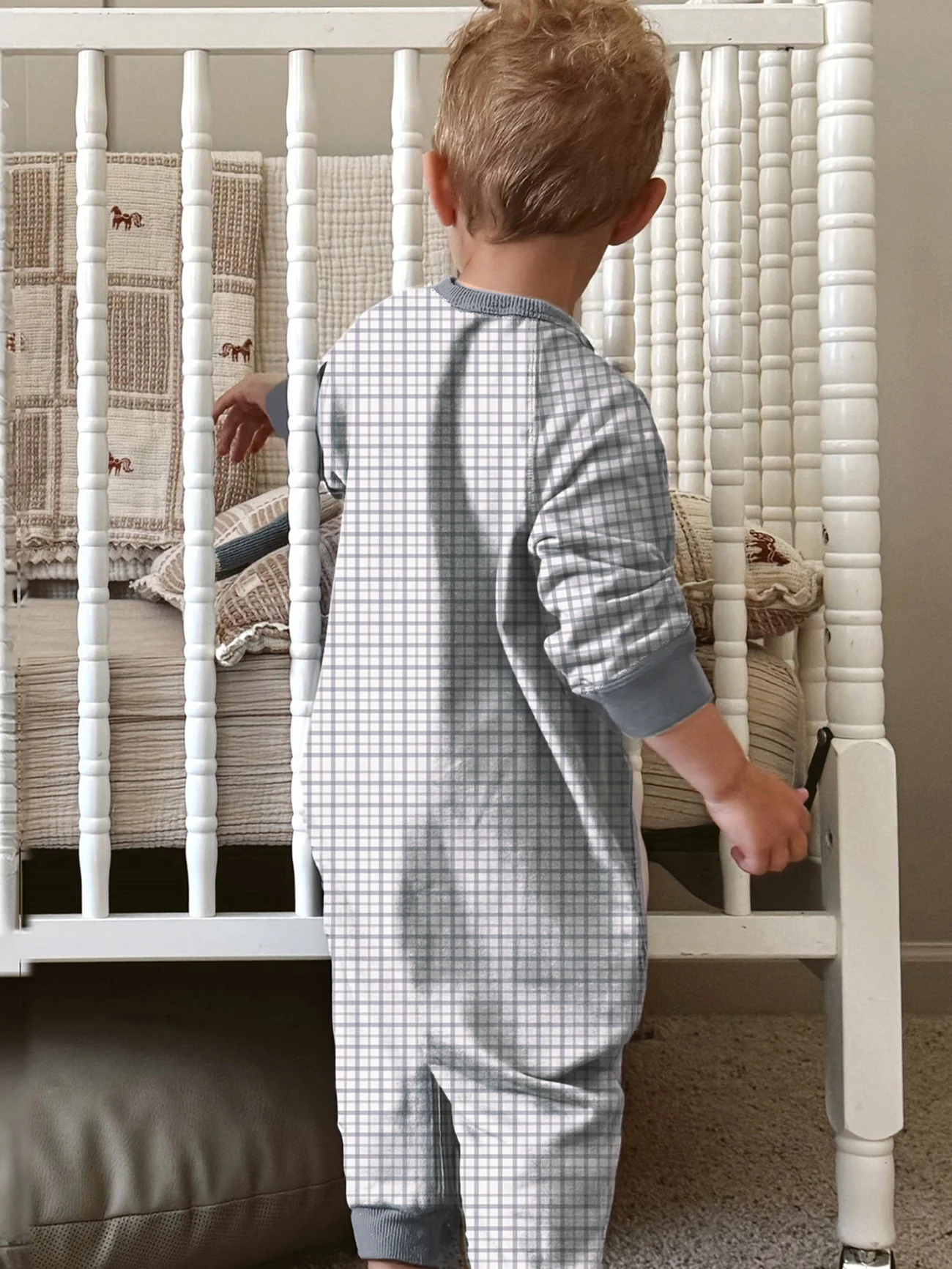 gunamuna - Fleece Jumpsuit - Checkmate