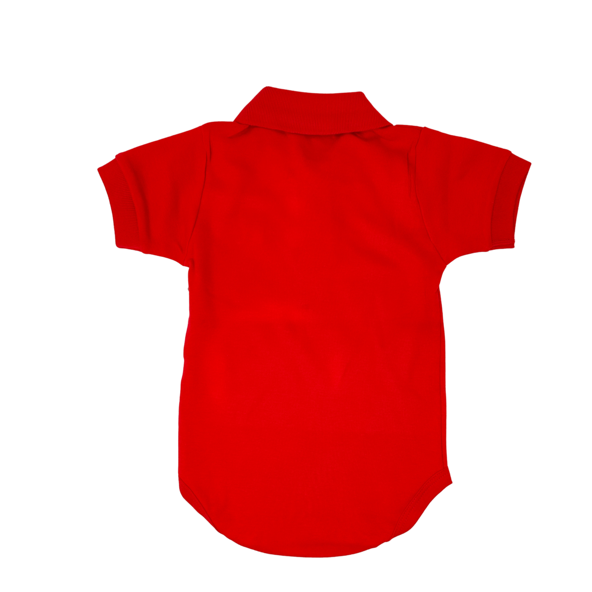 Creative Knitwear - Polo Bodysuit - UGA Red
