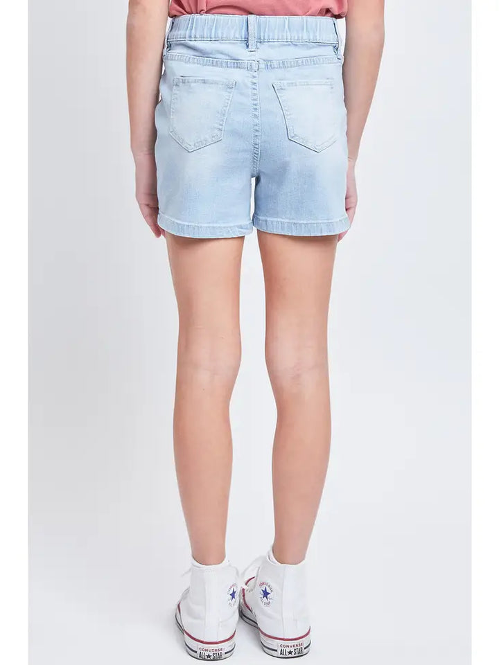 YMI - High Rise Denim Shorts w/Porkchop Pockets *FINAL SALE*