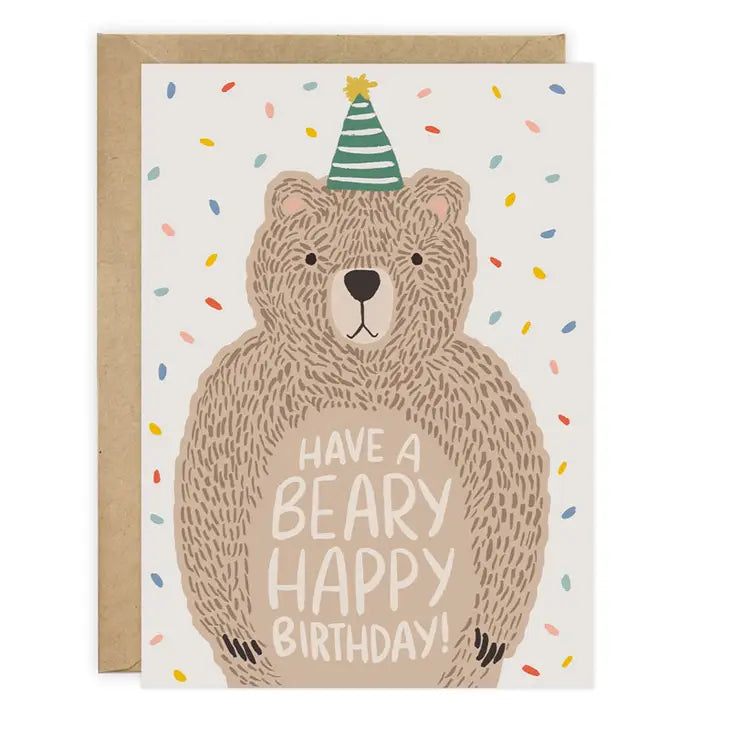 LoveLight Paper - Bear Birthday Card