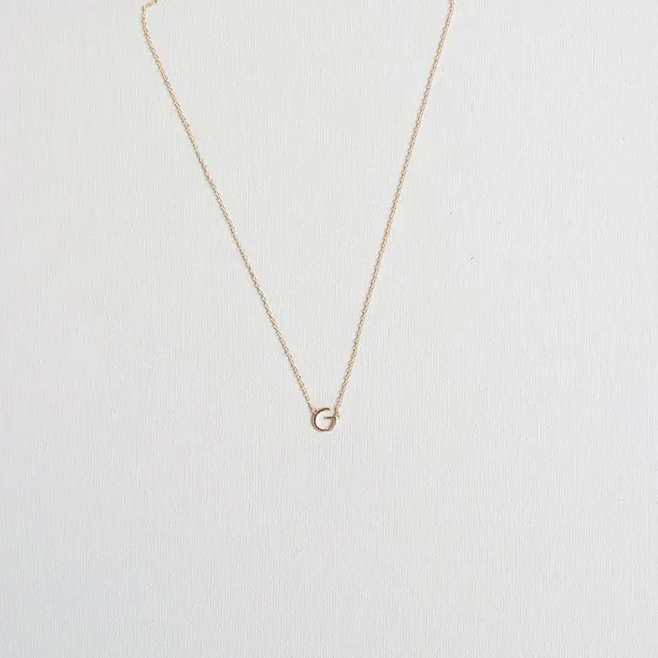 Michelle McDowell - Gold Luxe Initial Necklace