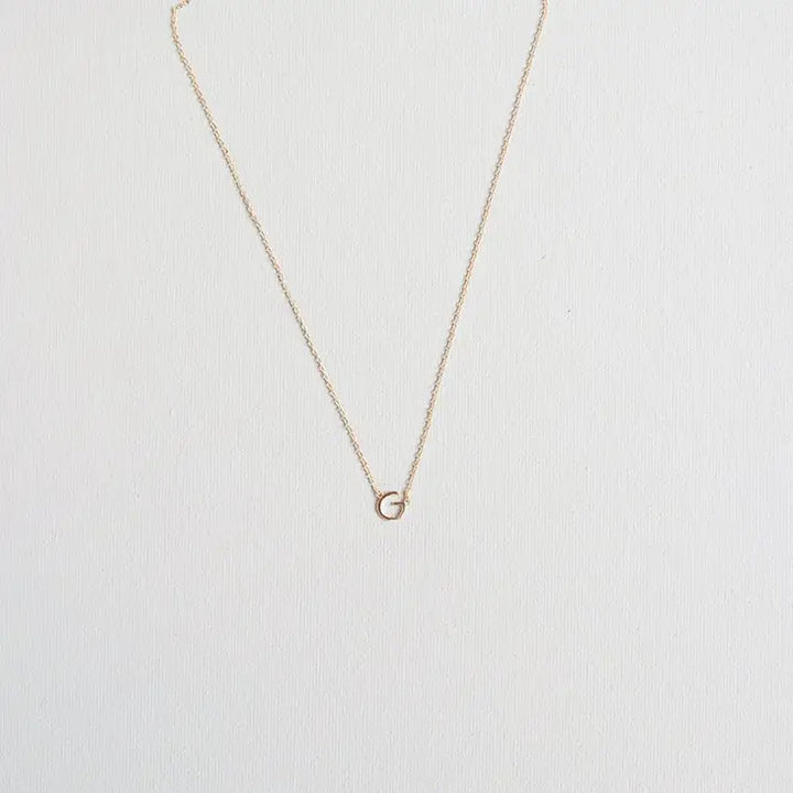 Michelle McDowell - Gold Luxe Initial Necklace