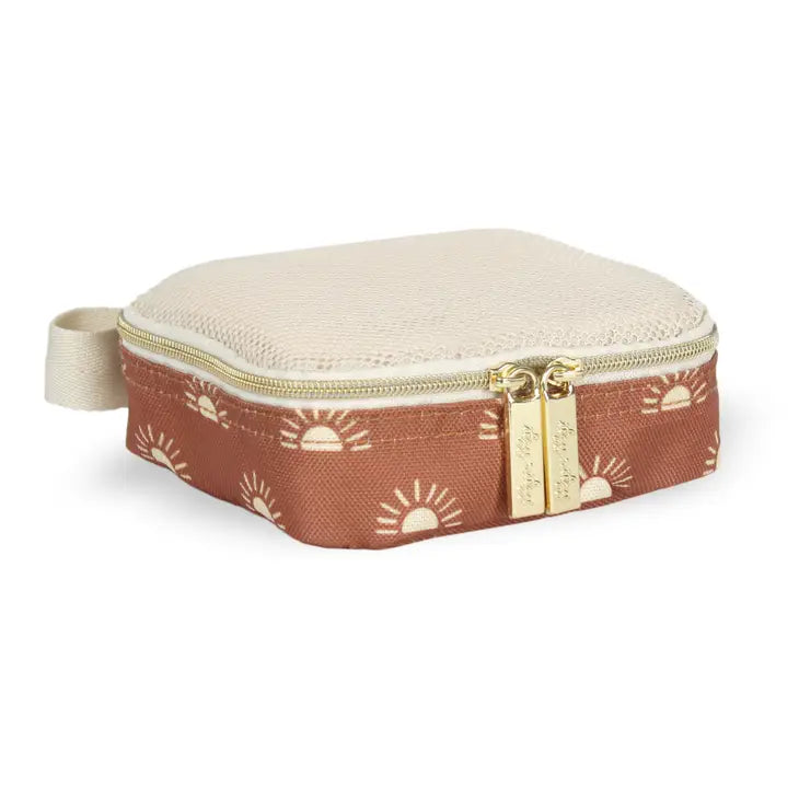 Itzy Ritzy - Teracotta Suns Pack Like a Boss Diaper Bag Packing Cubes