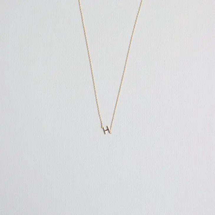 Michelle McDowell - Gold Luxe Initial Necklace
