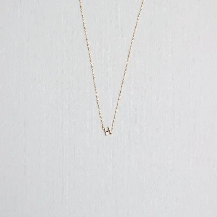 Michelle McDowell - Gold Luxe Initial Necklace