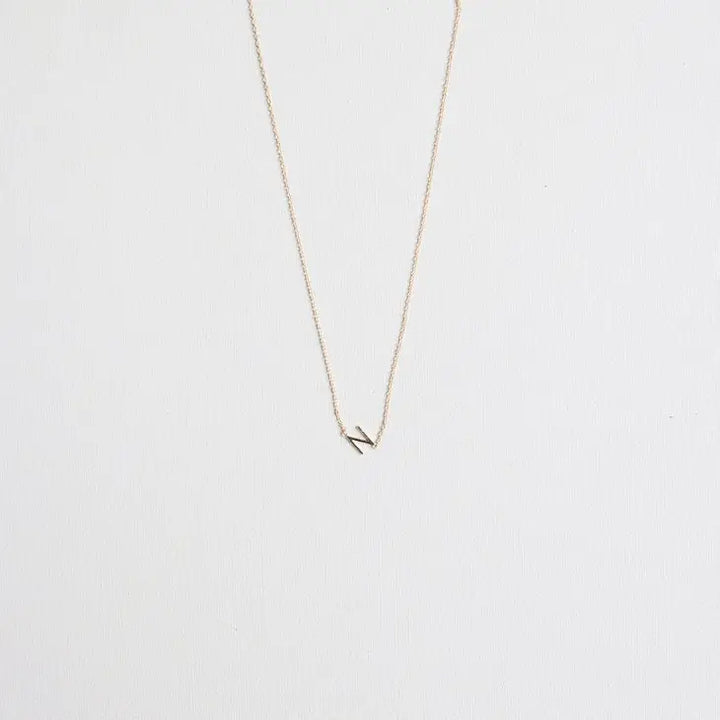 Michelle McDowell - Gold Luxe Initial Necklace