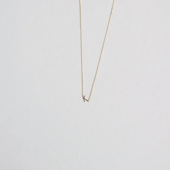 Michelle McDowell - Gold Luxe Initial Necklace
