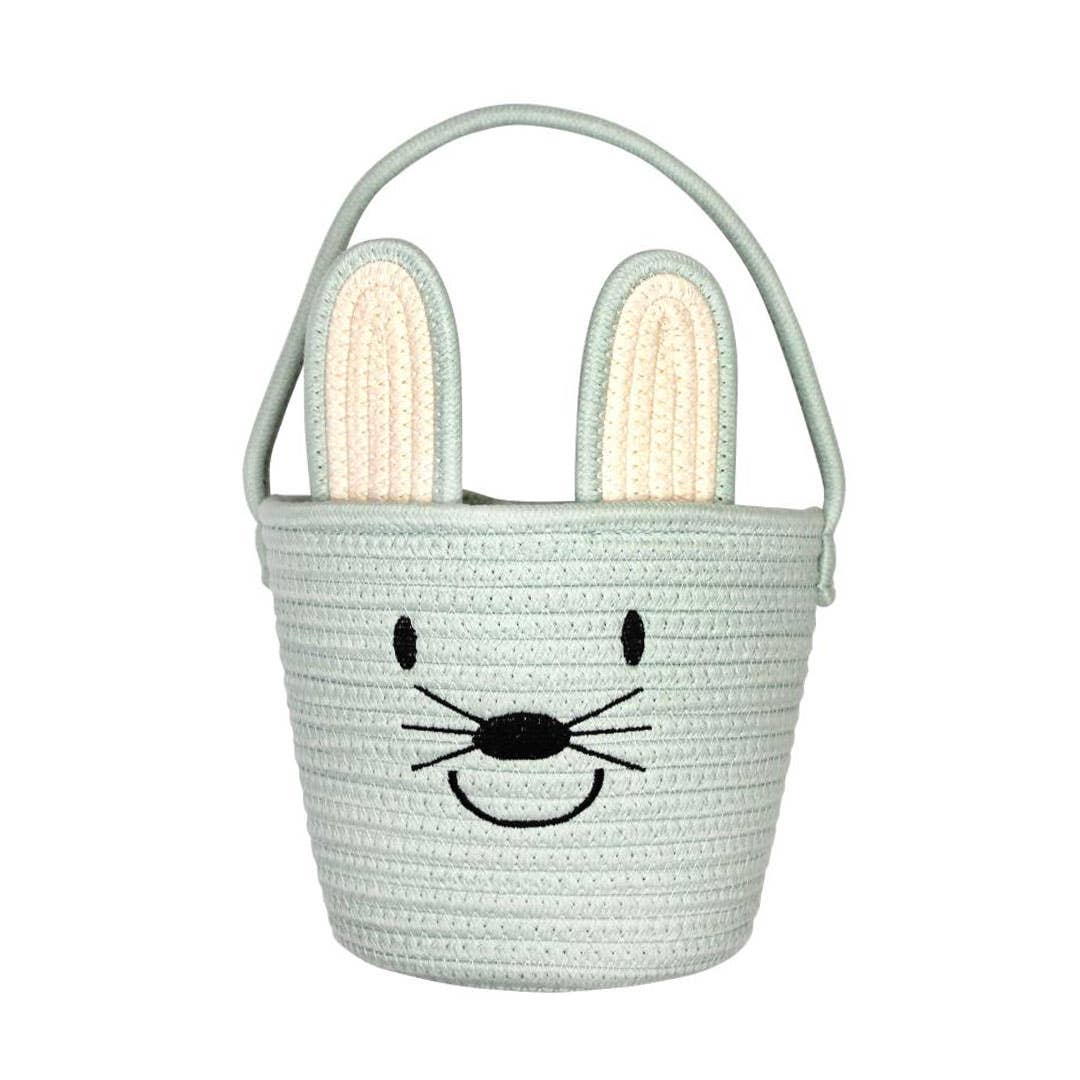 Emerson and Friends - Rope Easter Basket - Blue Bunny, Lucy's Room