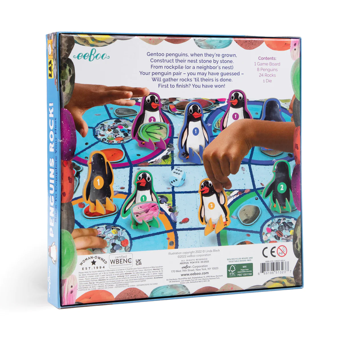 Eeboo -  Penguins Rock! Board Games