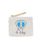 Little Charmers - It's a....Baby Footprint Coin Pouch